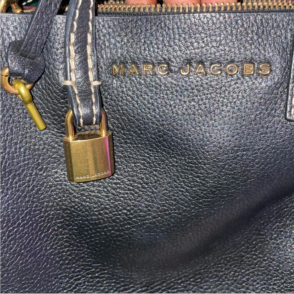 Marc Jacobs Black Leather Tote Bag - Picture 5 of 7